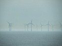 Offshore windmills in the fog